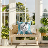Blue Jay Indoor/Outdoor Reversible Square Pillow