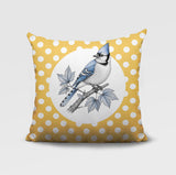 Blue Jay Indoor/Outdoor Reversible Square Pillow