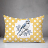 Blue Jay Indoor/Outdoor Reversible Rectangular Pillow