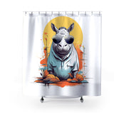Boba Shower Curtain