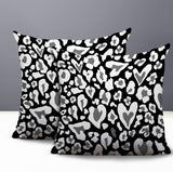 Bobbi Zebra Print Indoor/Outdoor Reversible Square Pillow