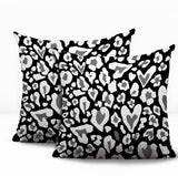 Bobbi Zebra Print Indoor/Outdoor Reversible Square Pillow