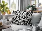 Bobbi Zebra Print Indoor/Outdoor Reversible Square Pillow