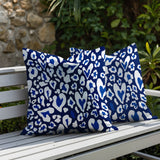 Bobbi Zebra Print Indoor/Outdoor Reversible Square Pillow