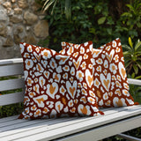 Bobbi Zebra Print Indoor/Outdoor Reversible Square Pillow