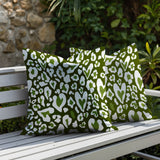 Bobbi Zebra Print Indoor/Outdoor Reversible Square Pillow
