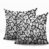 Bobbi Zebra Print Indoor/Outdoor Reversible Square Pillow