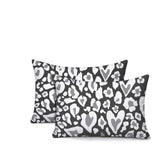 Bobbi Zebra Print Indoor/Outdoor Reversible Rectangular Pillow