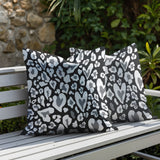 Bobbi Zebra Print Indoor/Outdoor Reversible Square Pillow