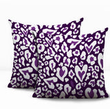Bobbi Zebra Print Indoor/Outdoor Reversible Square Pillow