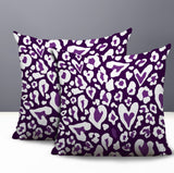 Bobbi Zebra Print Indoor/Outdoor Reversible Square Pillow