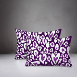Bobbi Zebra Print Indoor/Outdoor Reversible Rectangular Pillow