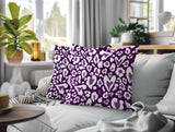 Bobbi Zebra Print Indoor/Outdoor Reversible Square Pillow