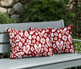 Bobbi Zebra Print Indoor/Outdoor Reversible Rectangular Pillow