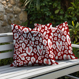 Bobbi Zebra Print Indoor/Outdoor Reversible Square Pillow