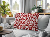 Bobbi Zebra Print Indoor/Outdoor Reversible Square Pillow