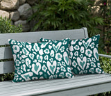 Bobbi Zebra Print Indoor/Outdoor Reversible Rectangular Pillow