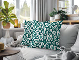 Bobbi Zebra Print Indoor/Outdoor Reversible Square Pillow