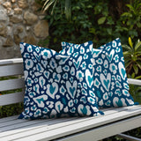 Bobbi Zebra Print Indoor/Outdoor Reversible Square Pillow
