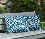 Bobbi Zebra Print Indoor/Outdoor Reversible Rectangular Pillow