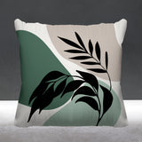 Boho Floral Botanical Reversible Indoor/Outdoor Square Pillow