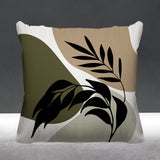 Boho Floral Botanical Reversible Indoor/Outdoor Square Pillow