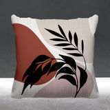 Boho Floral Botanical Reversible Indoor/Outdoor Square Pillow