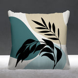 Boho Floral Botanical Reversible Indoor/Outdoor Square Pillow