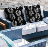 Booth Botanical Reversible Indoor/Outdoor Square Pillow