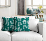 Booth Botanical Reversible Indoor/Outdoor Square Pillow
