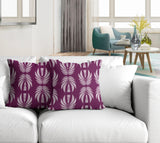 Booth Botanical Reversible Indoor/Outdoor Square Pillow