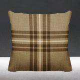 Brady Striped Reversible Indoor/Outdoor Square Pillow