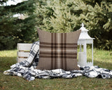 Brady Striped Reversible Indoor/Outdoor Square Pillow