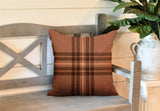 Brady Striped Reversible Indoor/Outdoor Square Pillow