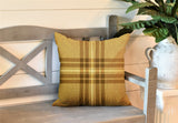 Brady Striped Reversible Indoor/Outdoor Square Pillow