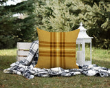 Brady Striped Reversible Indoor/Outdoor Square Pillow