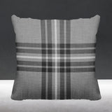 Brady Striped Reversible Indoor/Outdoor Square Pillow