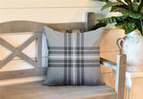 Brady Striped Reversible Indoor/Outdoor Square Pillow