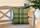 Brady Striped Reversible Indoor/Outdoor Square Pillow