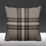 Brady Striped Reversible Indoor/Outdoor Square Pillow