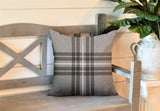 Brady Striped Reversible Indoor/Outdoor Square Pillow