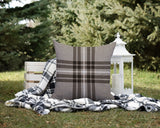 Brady Striped Reversible Indoor/Outdoor Square Pillow