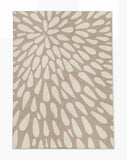 Brenton low pile chair mat in Beige
