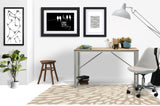 Brenton low pile chair mat in Beige