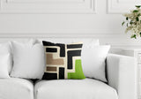 Briddie Spun Polyester Square Indoor/Outdoor Throw Pillow