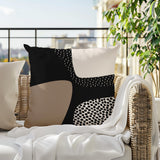 Briggs Abstract Reversible Indoor/Outdoor Square Pillow