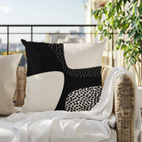 Briggs Abstract Reversible Indoor/Outdoor Square Pillow
