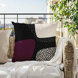 Briggs Abstract Reversible Indoor/Outdoor Square Pillow