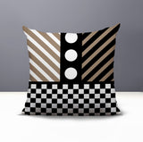 Brixa Abstract Reversible Indoor/Outdoor Square Pillow