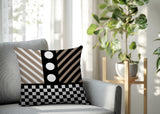 Brixa Abstract Reversible Indoor/Outdoor Rectangle Pillow